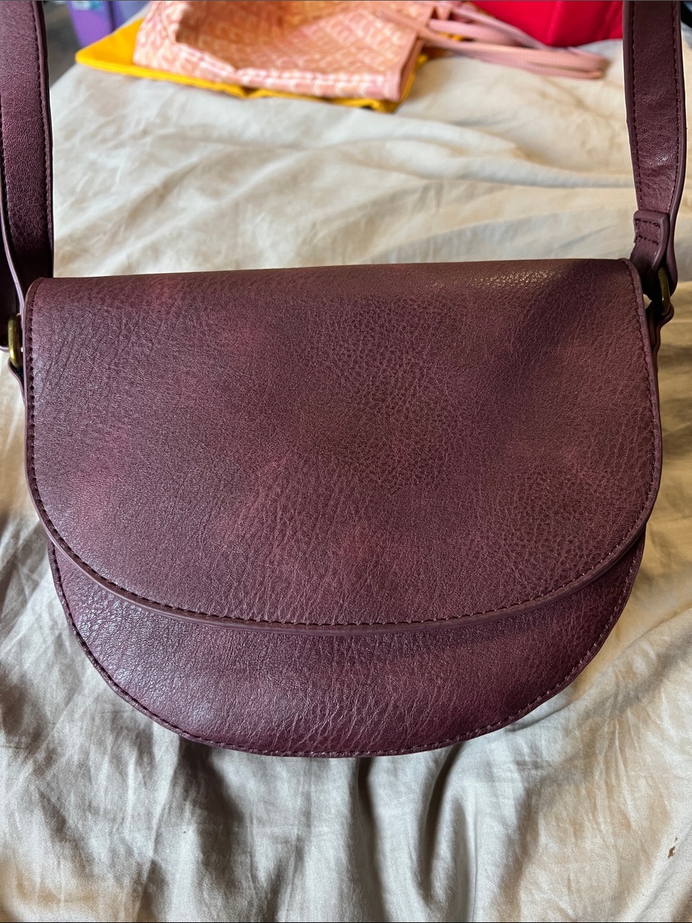 Brand new Crossbody Bag in Deep Plum